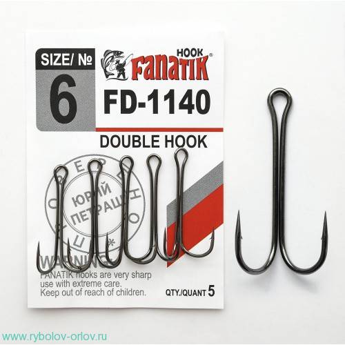 FD-1140 Крючок двойной FANATIK